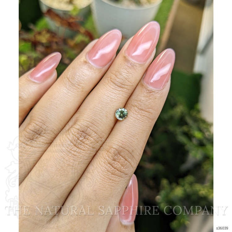 0.63 Ct. Green Sapphire from Madagascar