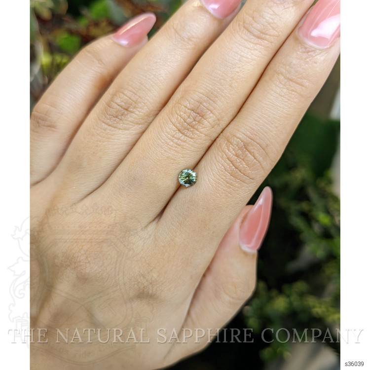 0.63 Ct. Green Sapphire from Madagascar