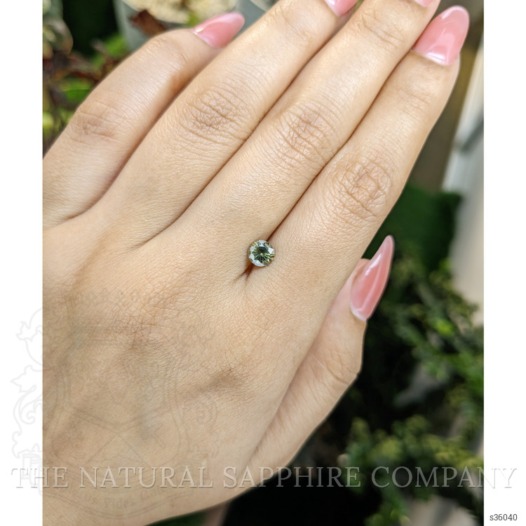 0.72 Ct. Yellowish Green Sapphire from Madagascar