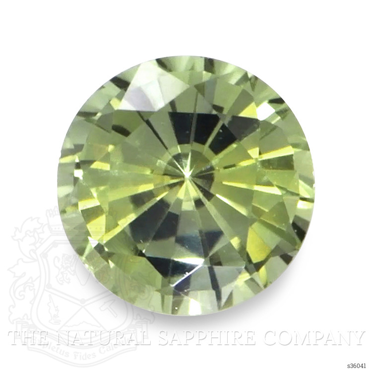 0.57 Ct. Yellowish Green Sapphire from Madagascar