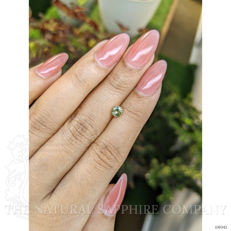 0.81 Ct. Green Sapphire from Madagascar