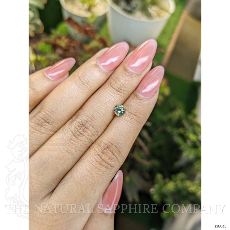 0.71 Ct. Green Sapphire from Madagascar