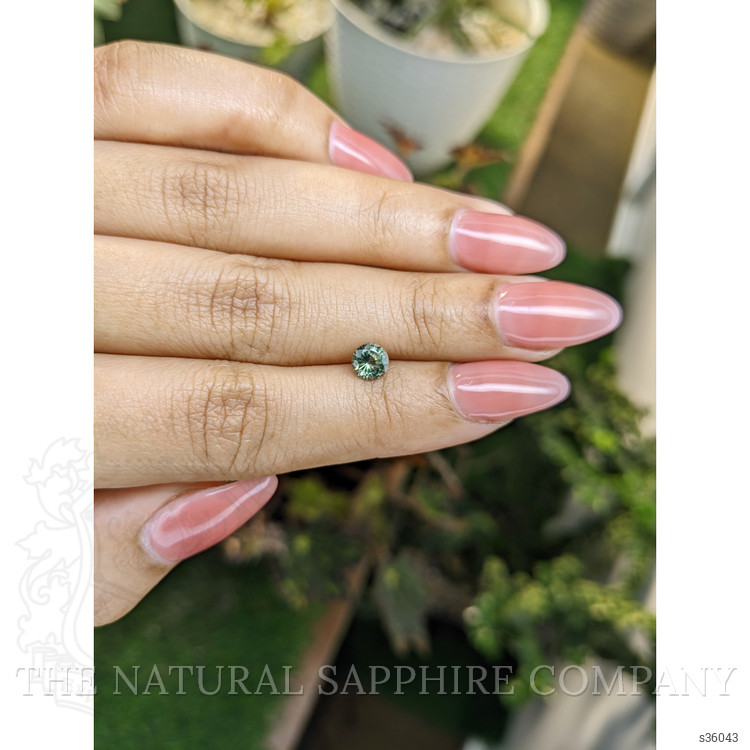0.71 Ct. Green Sapphire from Madagascar