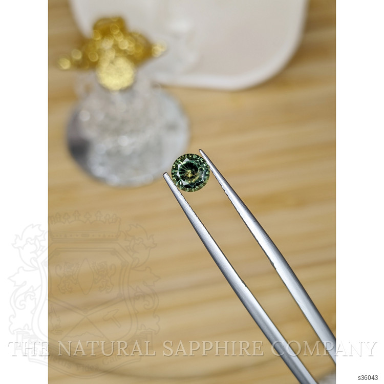 0.71 Ct. Green Sapphire from Madagascar