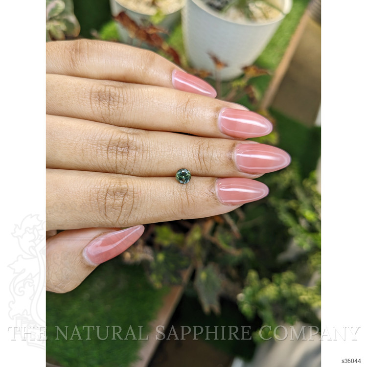 0.60 Ct. Green Sapphire from Madagascar