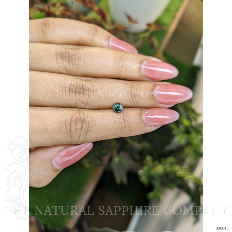 0.60 Ct. Bluish Green Sapphire from Madagascar