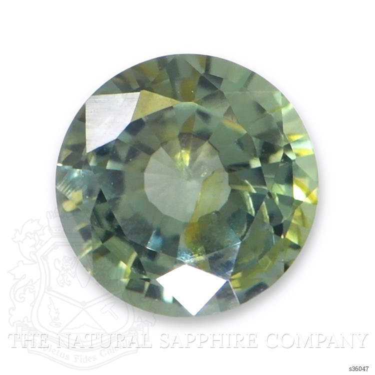 0.74 Ct. Yellowish Green Sapphire from Madagascar