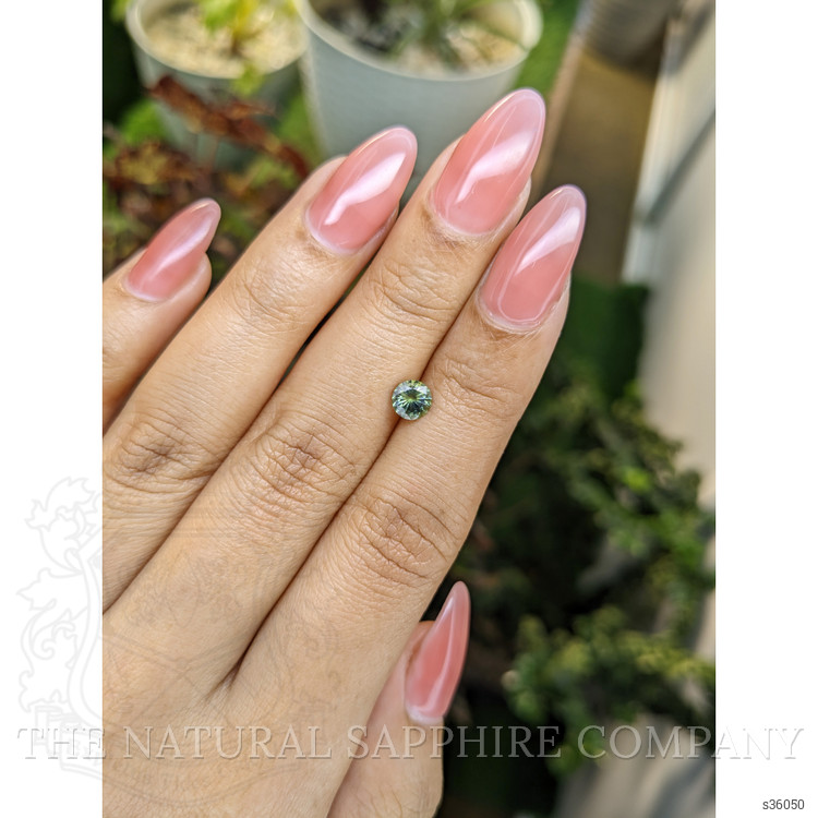 0.71 Ct. Yellowish Green Sapphire from Madagascar