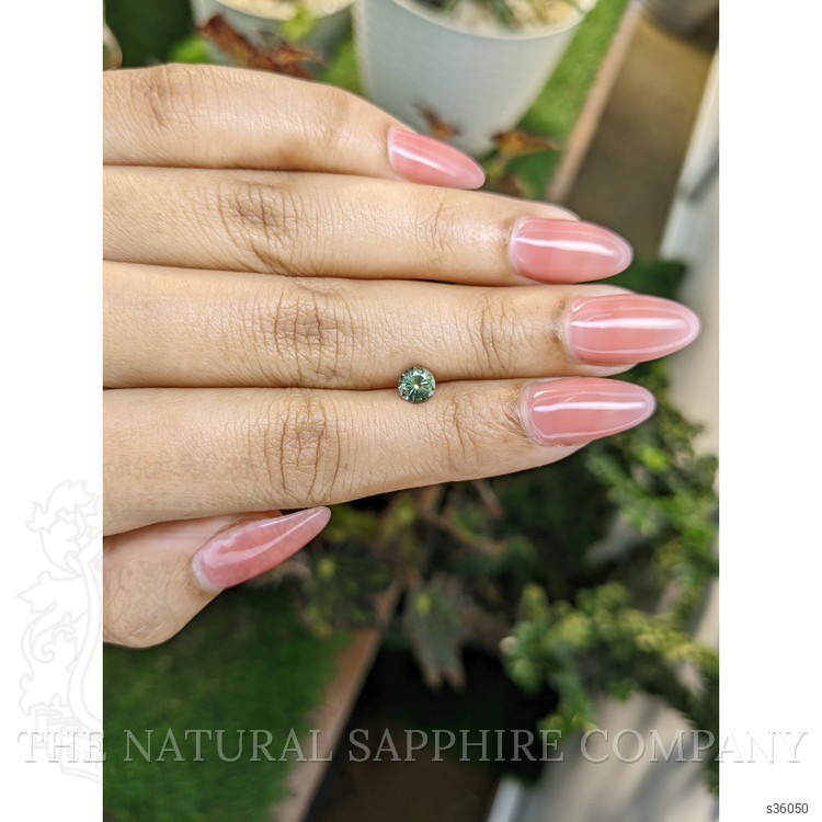 0.71 Ct. Yellowish Green Sapphire from Madagascar