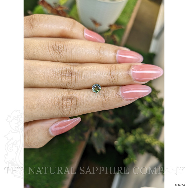0.68 Ct. Yellowish Green Sapphire from Madagascar