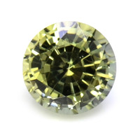 0.64 Ct. Greenish Yellow Sapphire from Madagascar Video