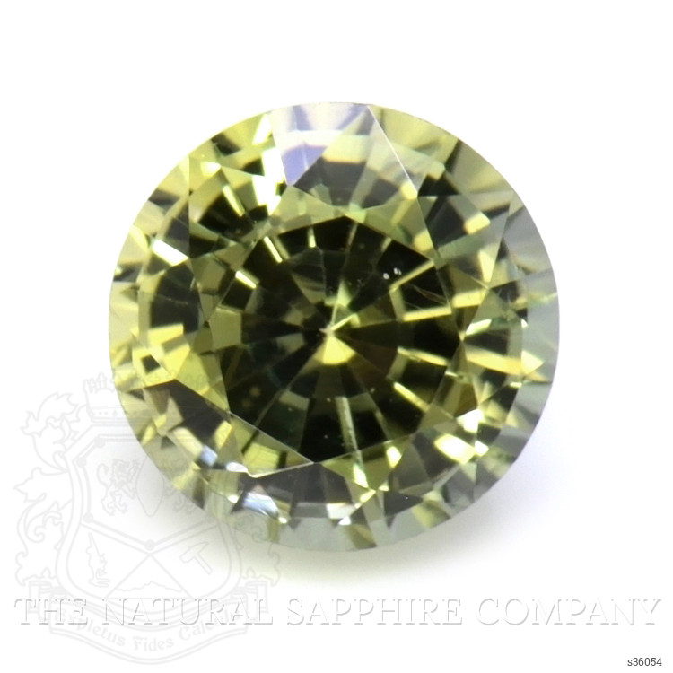 0.64 Ct. Greenish Yellow Sapphire from Madagascar