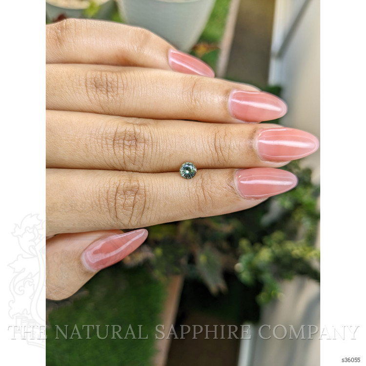 0.53 Ct. Bluish Green Sapphire from Madagascar