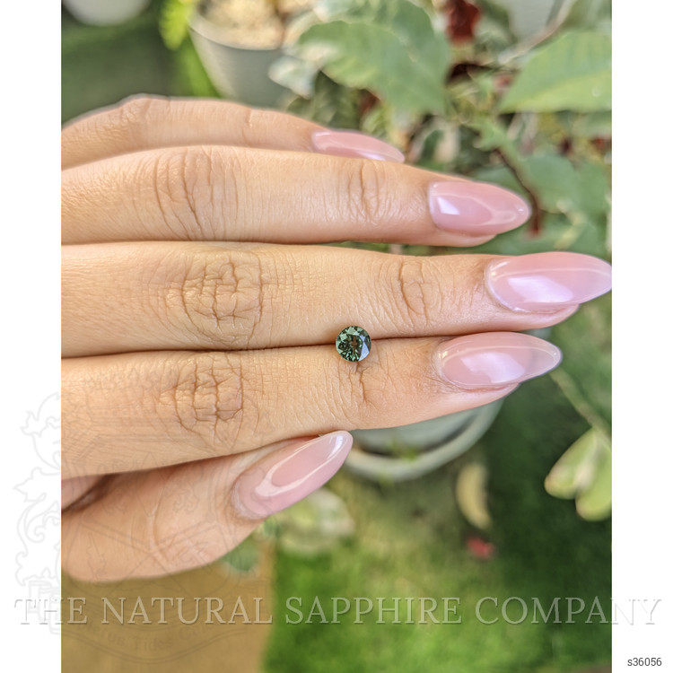 0.81 Ct. Green Sapphire from Madagascar
