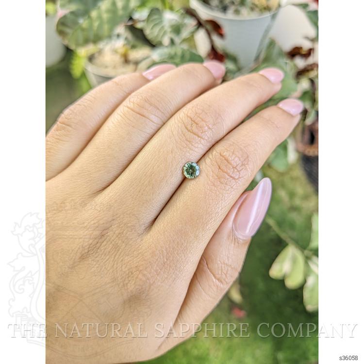 0.69 Ct. Yellowish Green Sapphire from Madagascar