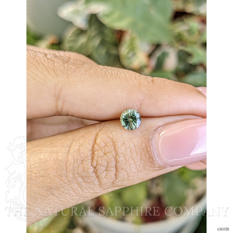 0.69 Ct. Yellowish Green Sapphire from Madagascar