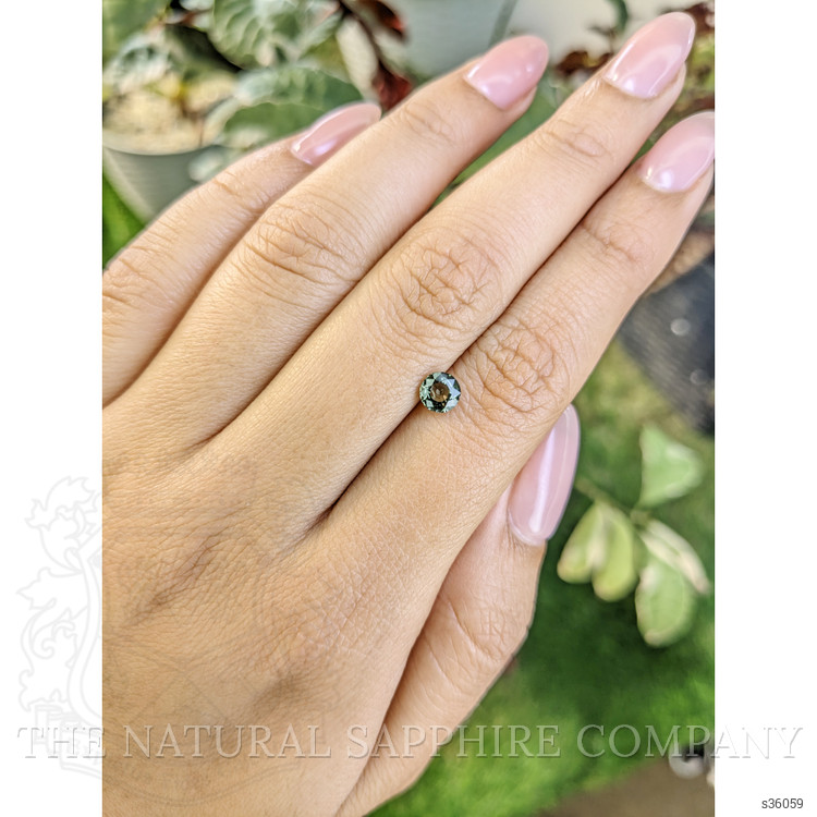 0.76 Ct. Green Sapphire from Madagascar