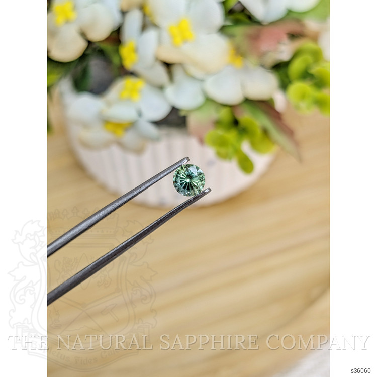 0.67 Ct. Bluish Green Sapphire from Madagascar