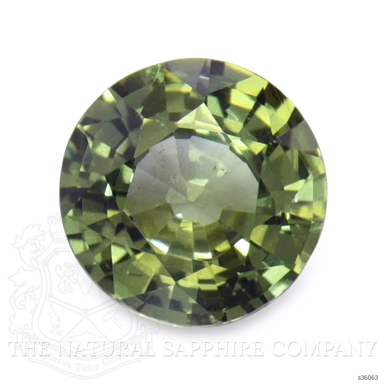 0.81 Ct. Yellowish Green Sapphire from Madagascar