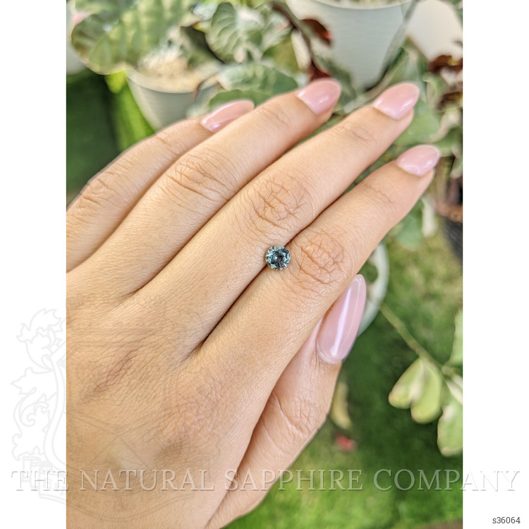 0.73 Ct. Bluish Green Sapphire from Madagascar