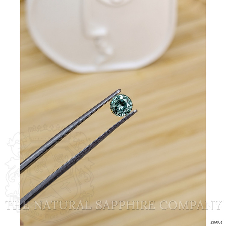 0.73 Ct. Bluish Green Sapphire from Madagascar