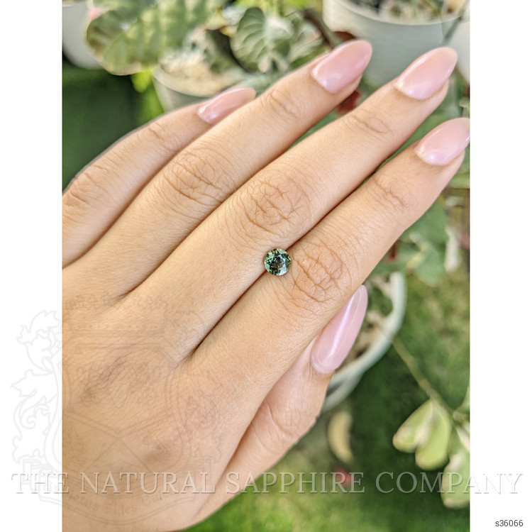 0.76 Ct. Yellowish Green Sapphire from Madagascar