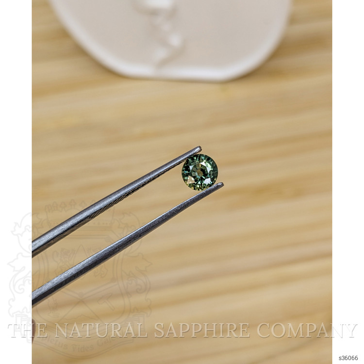 0.76 Ct. Yellowish Green Sapphire from Madagascar