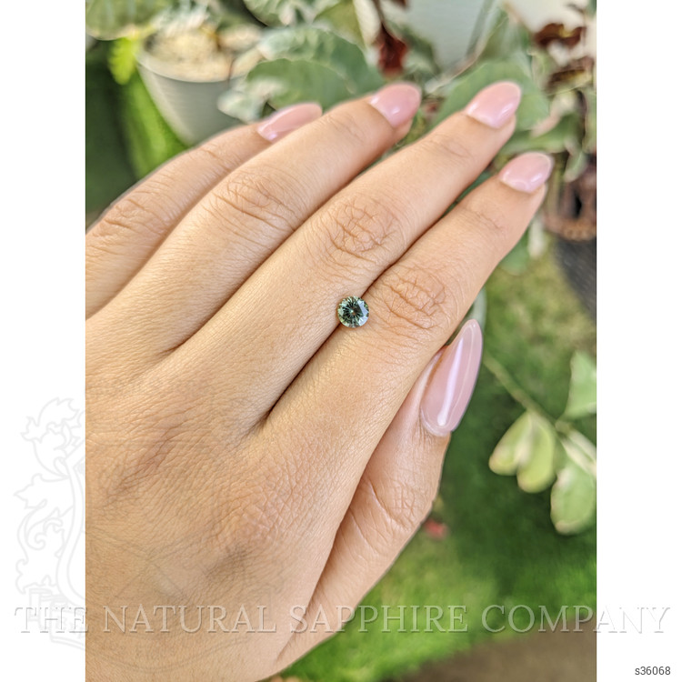 0.69 Ct. Yellowish Green Sapphire from Madagascar