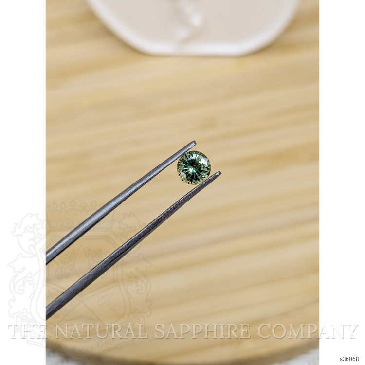 0.69 Ct. Yellowish Green Sapphire from Madagascar