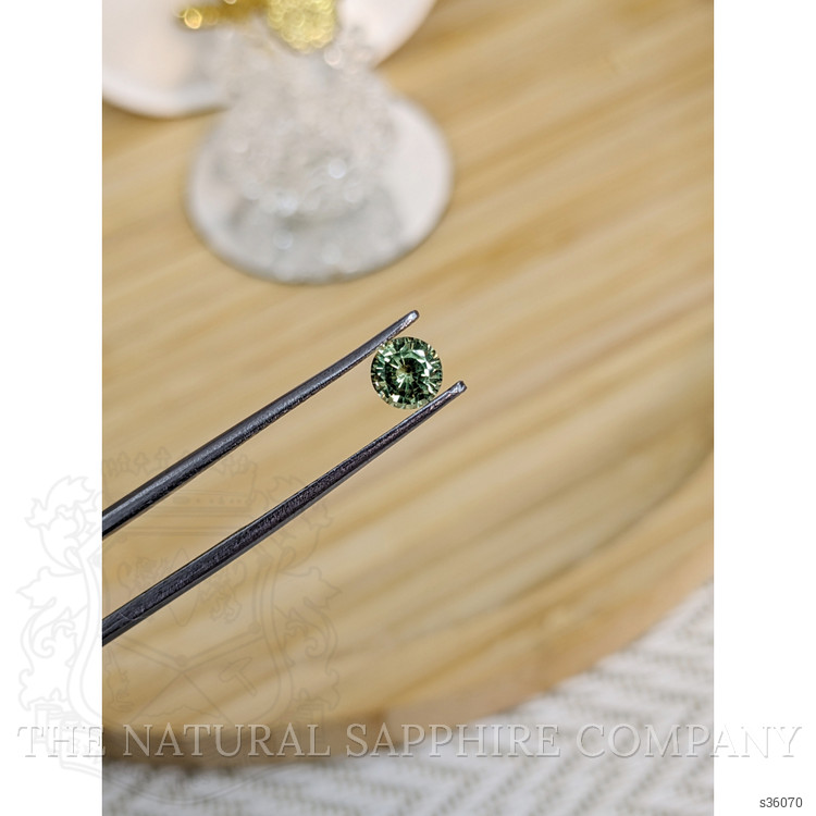 0.66 Ct. Green Sapphire from Madagascar