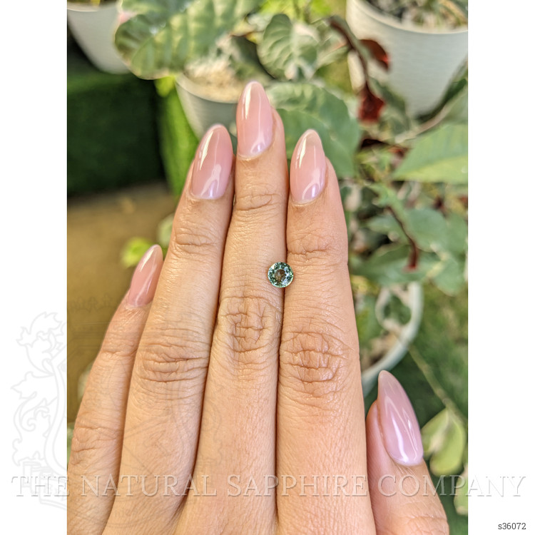 0.84 Ct. Green Sapphire from Madagascar