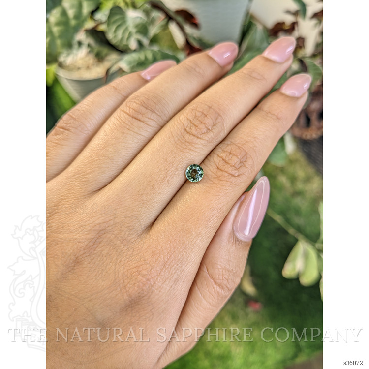 0.84 Ct. Green Sapphire from Madagascar