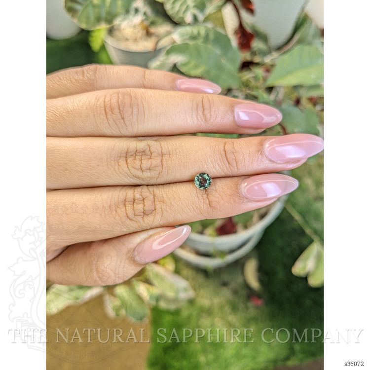0.84 Ct. Green Sapphire from Madagascar
