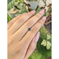 0.85 Ct. Green Sapphire from Madagascar Life Style