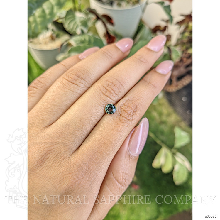 0.85 Ct. Green Sapphire from Madagascar