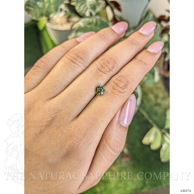 1.06 Ct. Green Sapphire from Madagascar