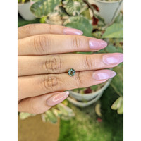 1.06 Ct. Green Sapphire from Madagascar Life Style