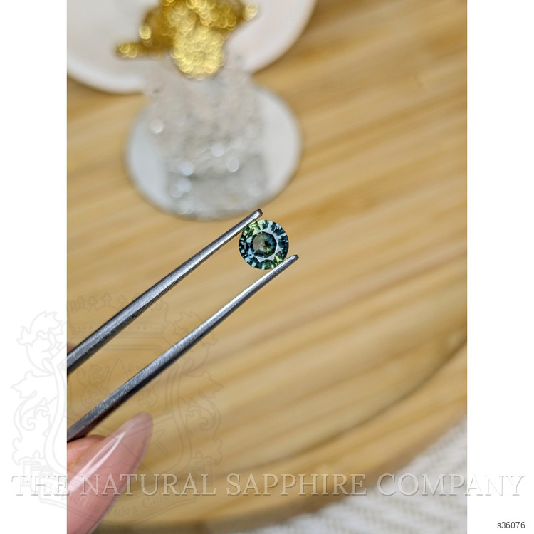 0.77 Ct. Bluish Green Sapphire from Madagascar