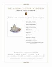 24.75 Ct. Blue Rough Sapphire Crystal from Ceylon (Sri Lanka) Scan Report