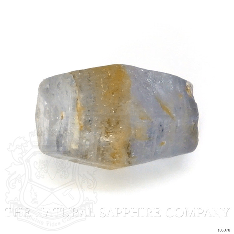 9.08 Ct. Bi Color Rough Sapphire Crystal from Ceylon (Sri Lanka)