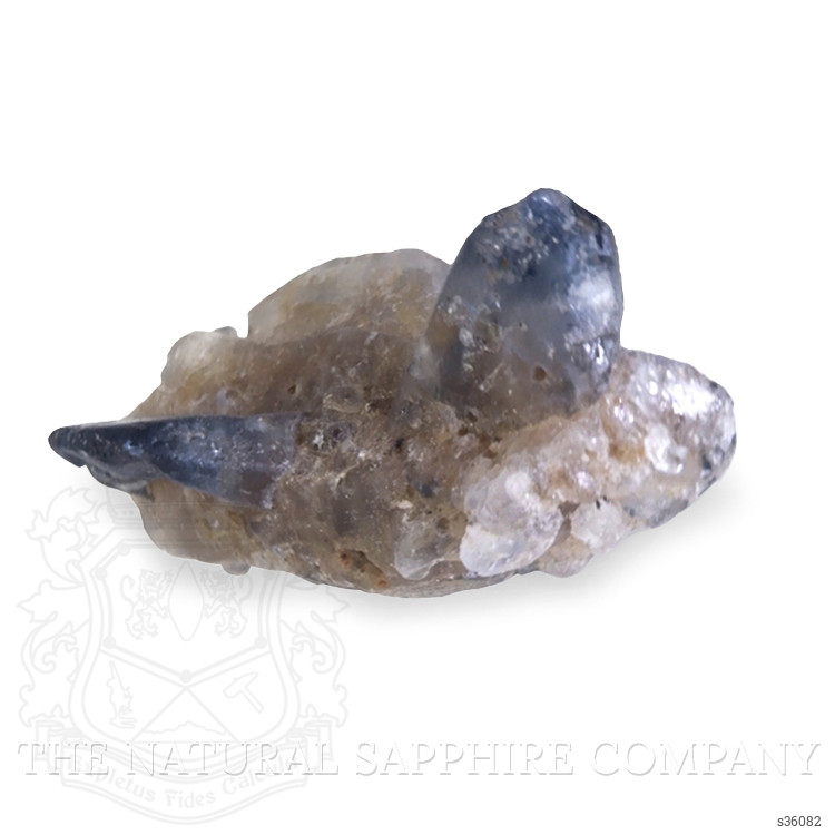 41.08 Ct. Bi Color Rough Sapphire Crystal from Ceylon (Sri Lanka)