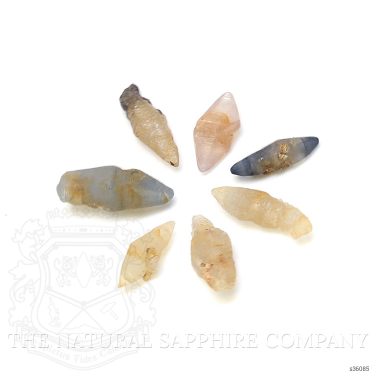 29.90 Ct. Multi Color Rough Sapphire Crystal from Ceylon (Sri Lanka)