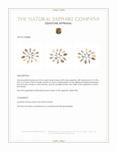 26.03 Ct. Multi Color Rough Sapphire Crystal from Ceylon (Sri Lanka) Appraisal