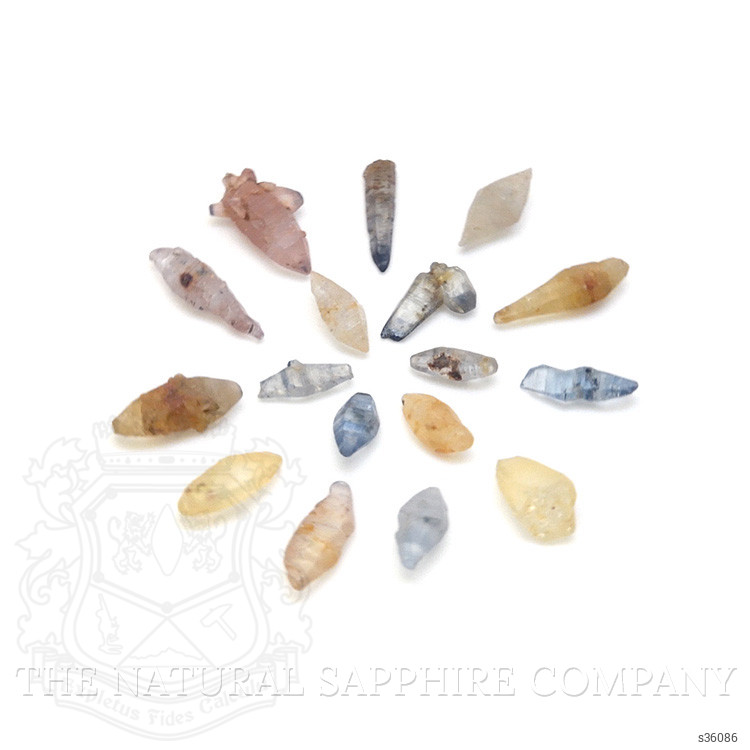 26.03 Ct. Multi Color Rough Sapphire Crystal from Ceylon (Sri Lanka)