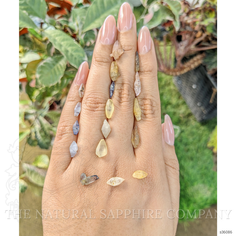 26.03 Ct. Multi Color Rough Sapphire Crystal from Ceylon (Sri Lanka)