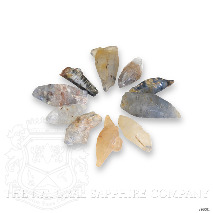 27.40 Ct. Multi Color Rough Sapphire from Ceylon (Sri Lanka)