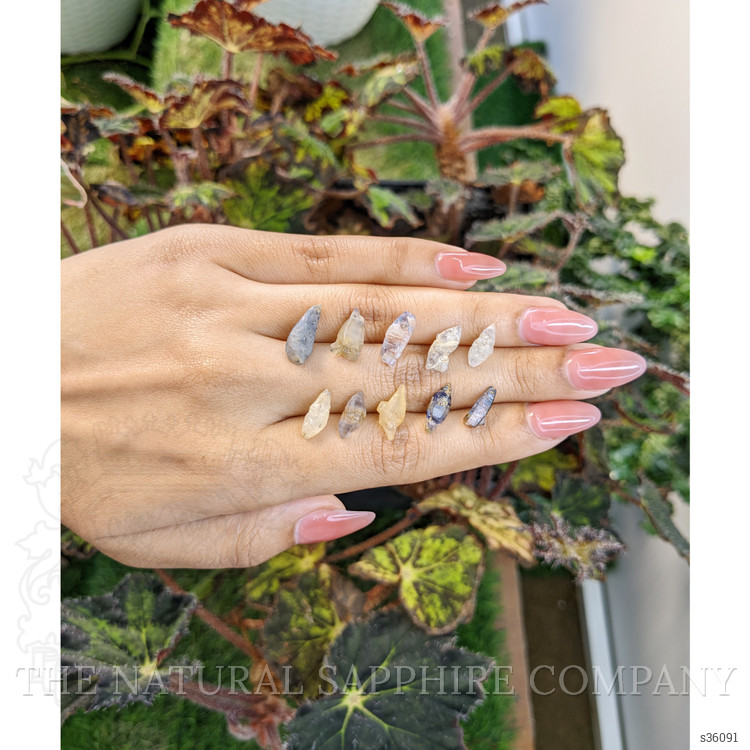 27.40 Ct. Multi Color Rough Sapphire from Ceylon (Sri Lanka)