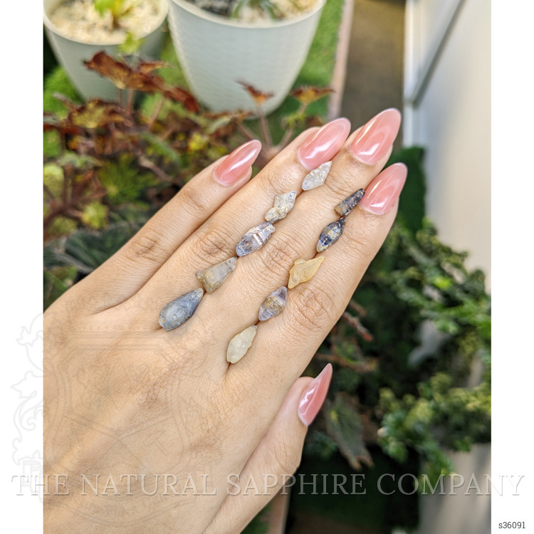 27.40 Ct. Multi Color Rough Sapphire from Ceylon (Sri Lanka)