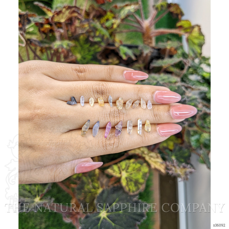 13.56 Ct. Multi Color Sapphire Crystal from Ceylon (Sri Lanka)