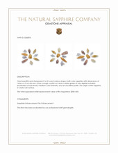 16.35 Ct. Multi Color Sapphire Crystal from Ceylon (Sri Lanka) Appraisal